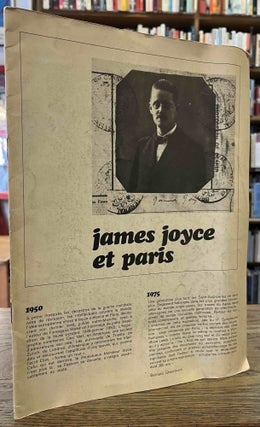 Item #96055 James Joyce et Paris. Bernard Gheerbrant, Jean-Pierre Seguin