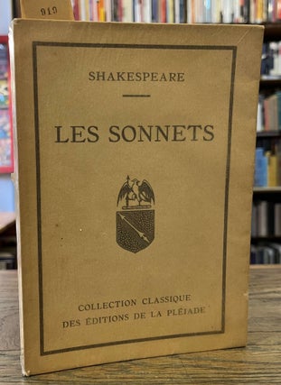 Item #96068 Les Sonnets. William Shakespeare, Emile Le Brun, Valery Larbaud, trans, intro