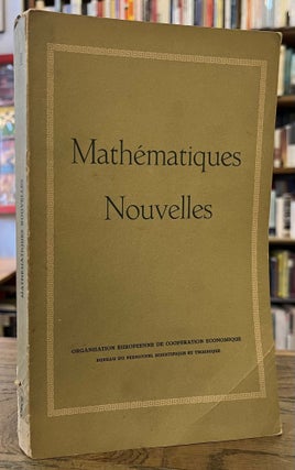 Item #96083 Mathematiques Nouvelles. Jean Dieudonne, text