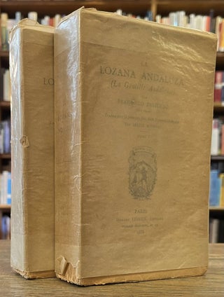 Item #96089 La Lozana Andaluza _ (La Gentille Andalouse) _ 2 Volumes. Francisco Delicado, Alcide...