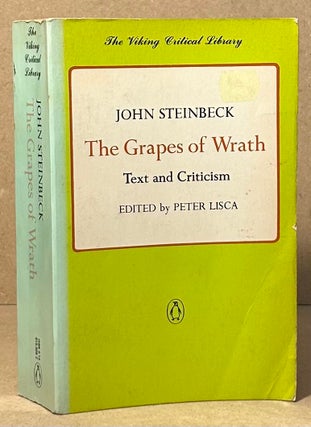 Item #96098 The Grapes of Wrath _ Text and Criticism. John Steinbeck, Peter Lisca