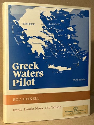 Item #97120 Greek Waters Pilot _ A yachtsman's guide to the coasts and islands of Greece. Rod...