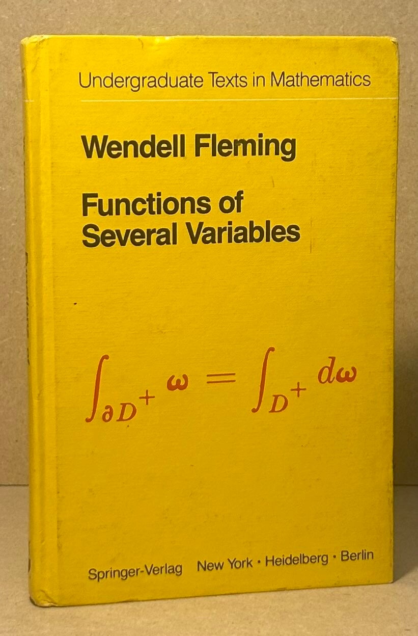Functions of Several Variables | Wendell Fleming | Cloth/no dust