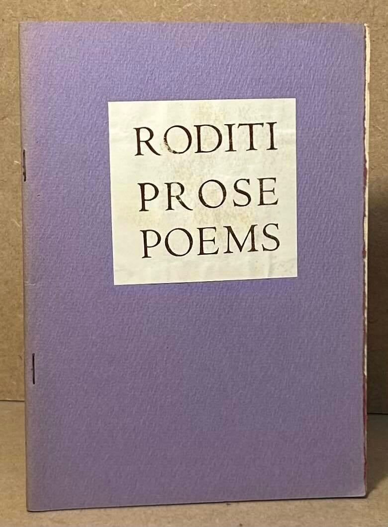 New Hieroglyphic Tales _ Prose Poems | Edouard Roditi, Modesto Roldan ...
