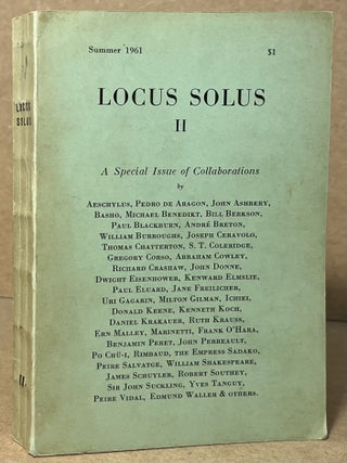 Item #99860 Locus Solus II. John Ashberry, Kenneth Koch, Harry Mathews, James Schuyler